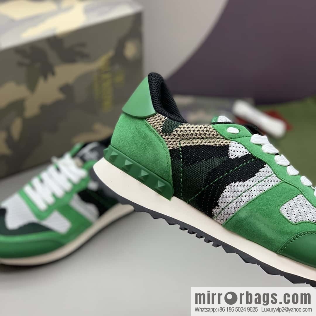 VALENTINO Valentino, men's camouflage fabric sneakers