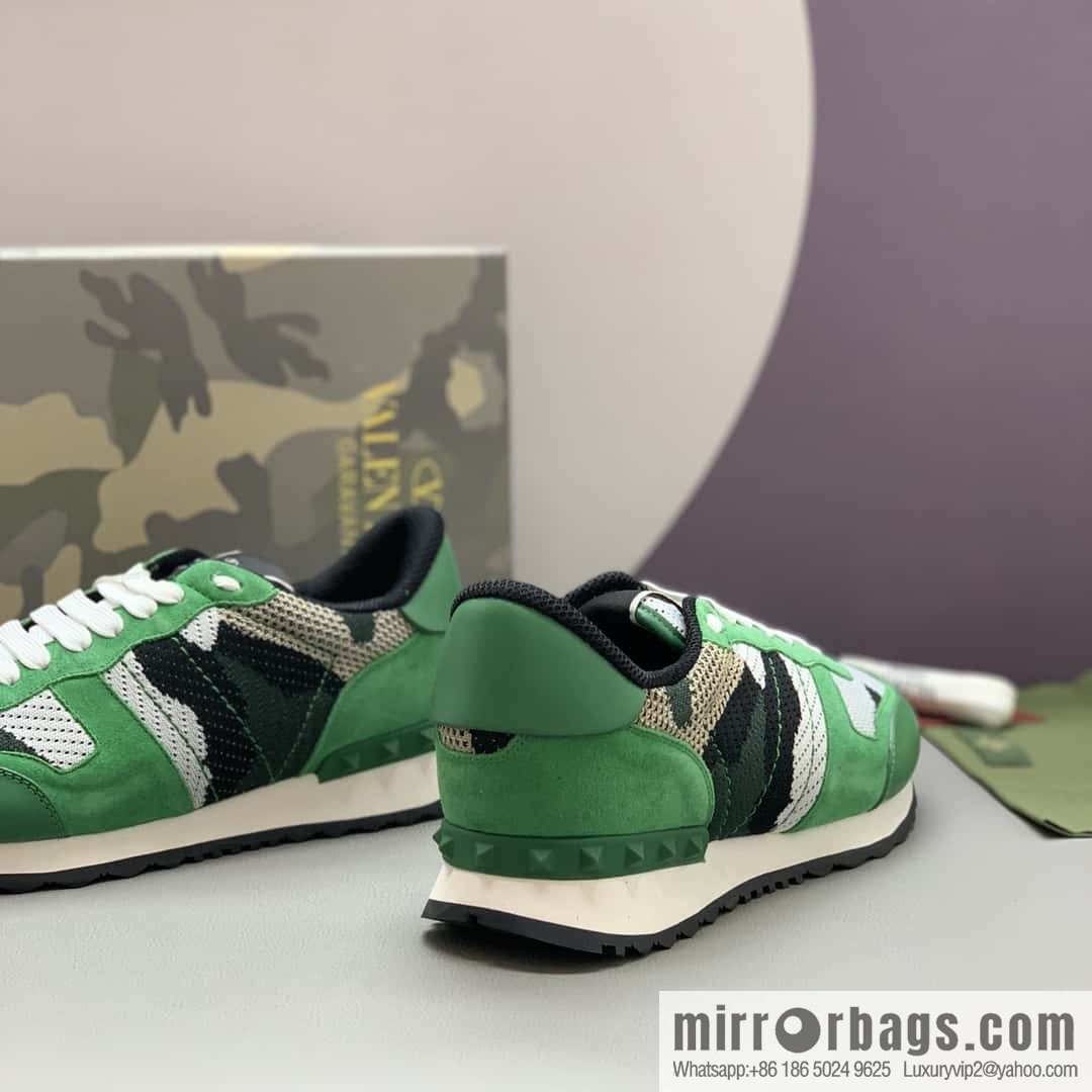 VALENTINO Valentino, men's camouflage fabric sneakers