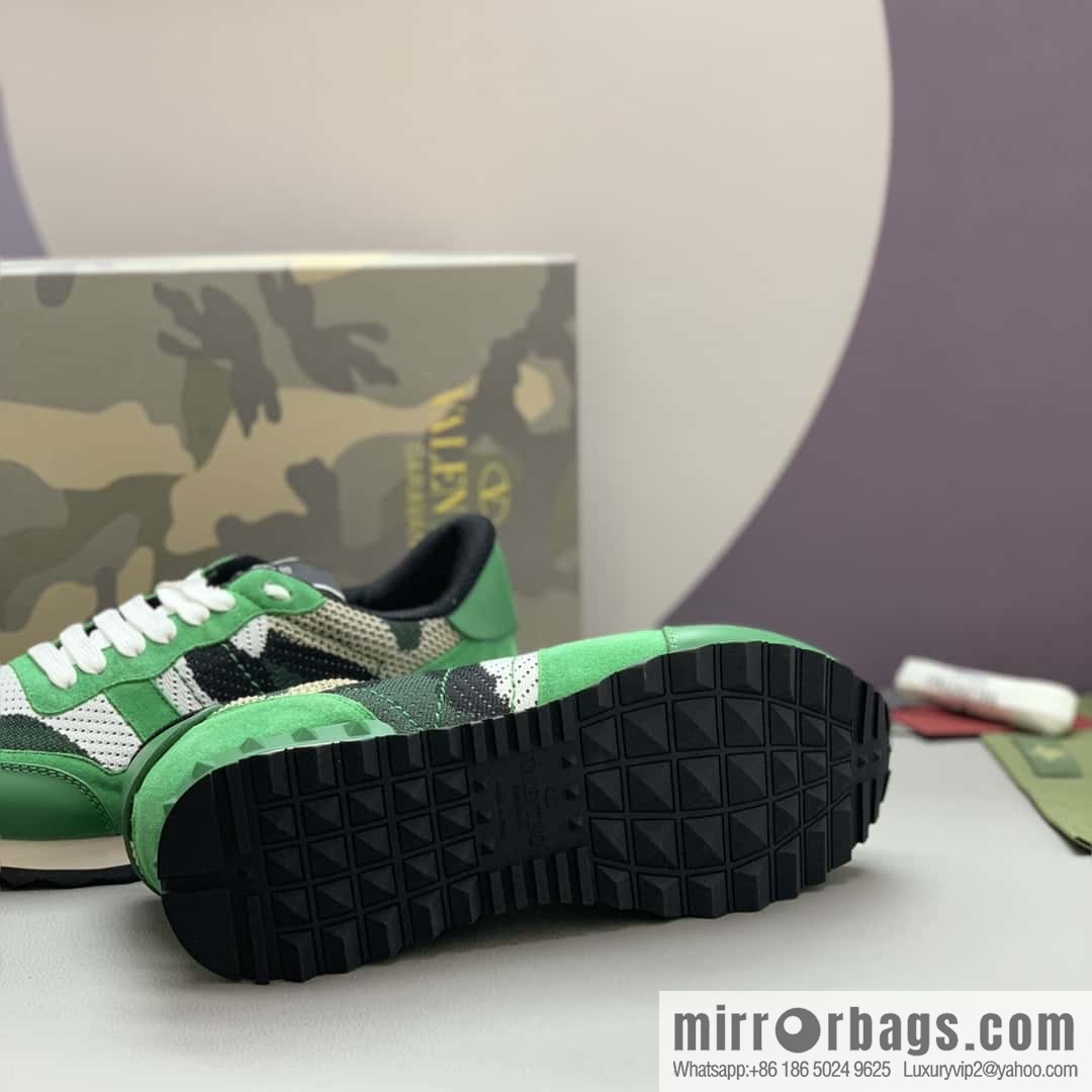 VALENTINO Valentino, men's camouflage fabric sneakers