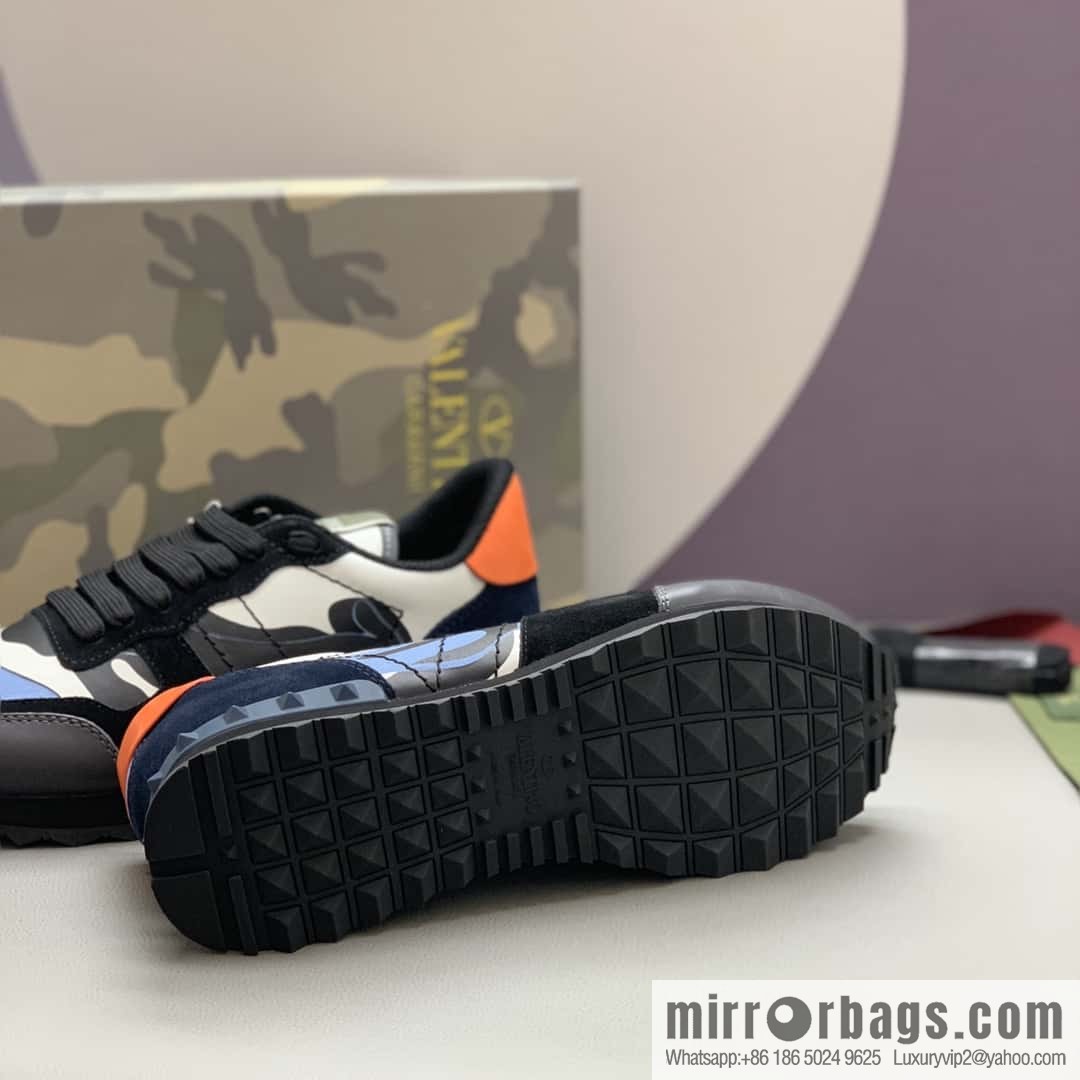 VALENTINO Valentino, men's camouflage fabric sneakers