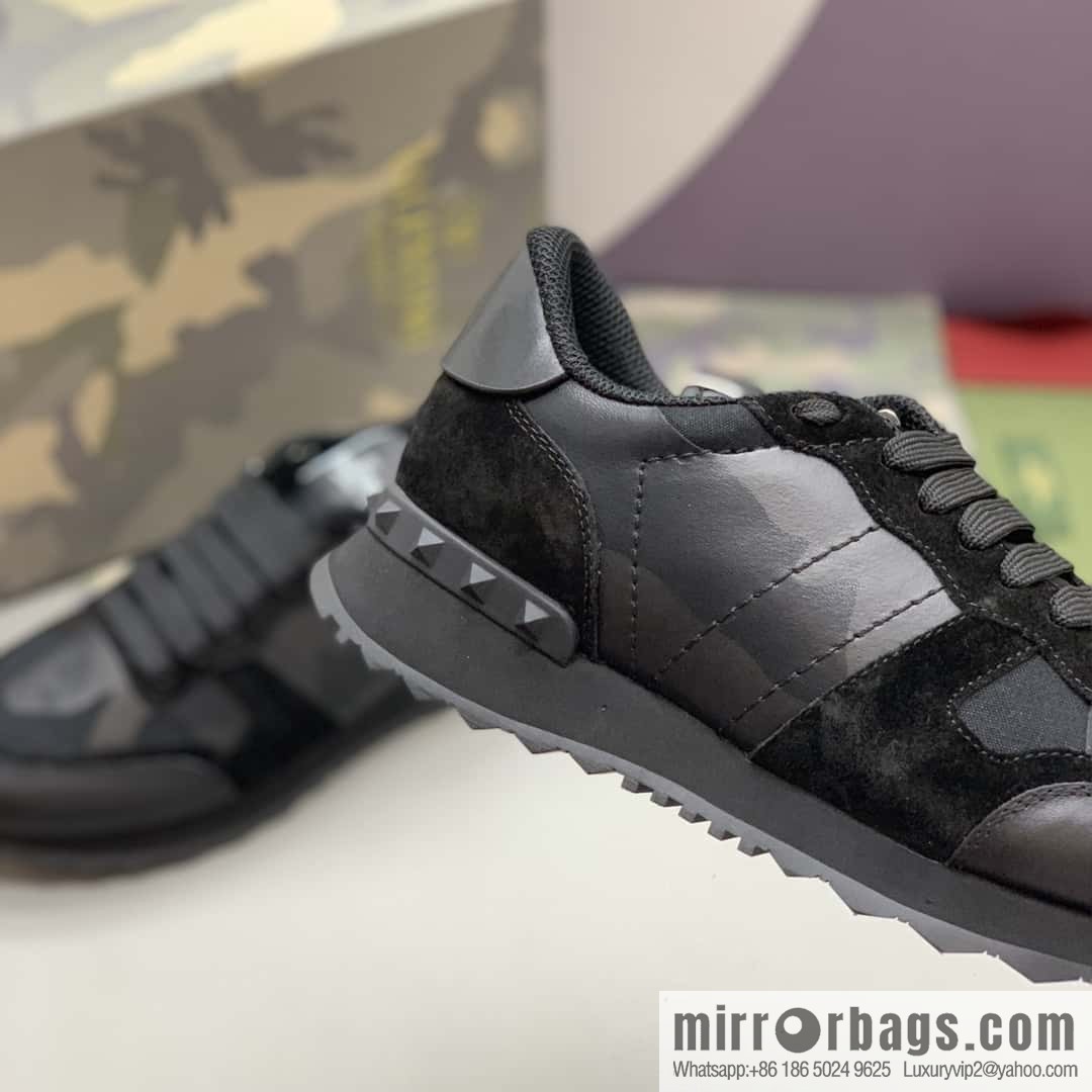 VALENTINO Valentino, men's camouflage fabric sneakers