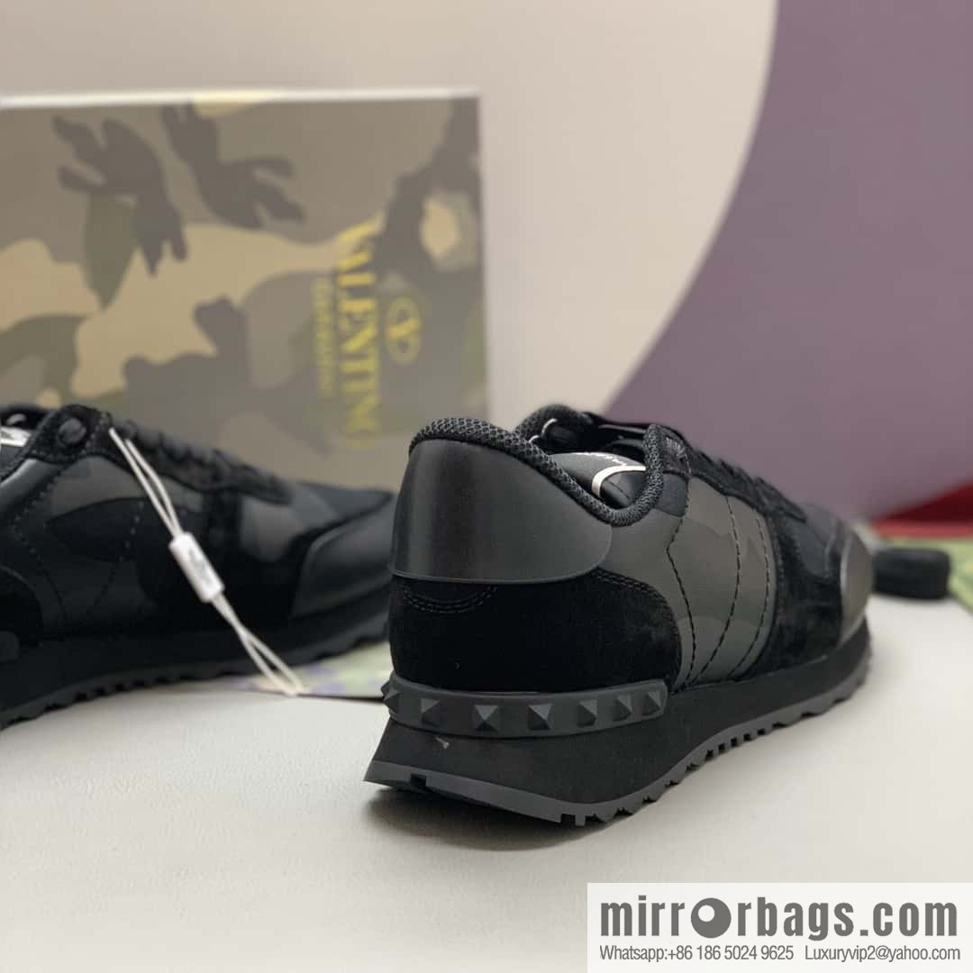 VALENTINO Valentino, men's camouflage fabric sneakers