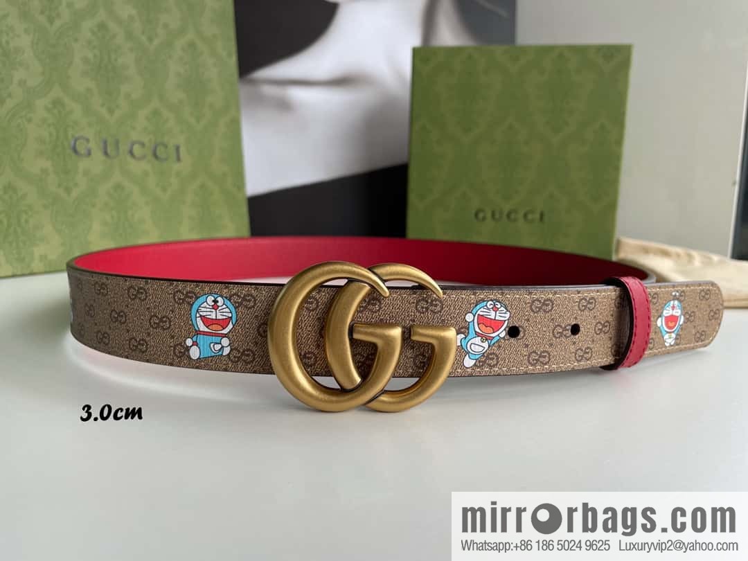 GUCCI Gucci, a collection of flowers and floral prints by artist Ken Scott, double G belt buckle 3.0cm belt
