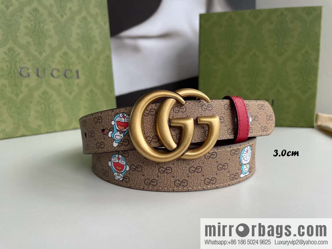 GUCCI Gucci, a collection of flowers and floral prints by artist Ken Scott, double G belt buckle 3.0cm belt