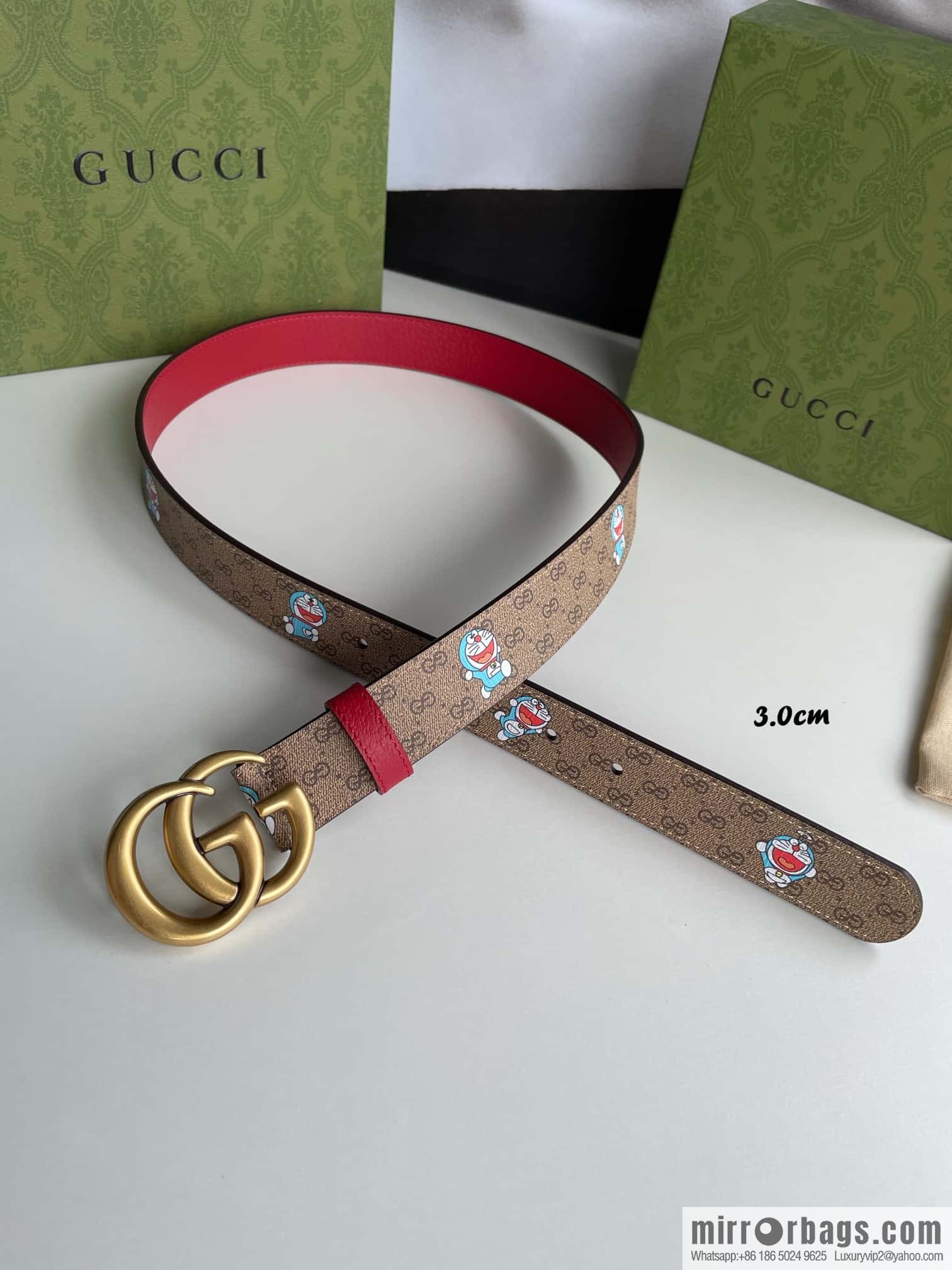 GUCCI Gucci, a collection of flowers and floral prints by artist Ken Scott, double G belt buckle 3.0cm belt