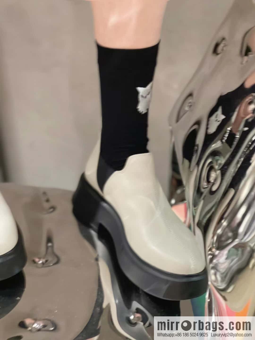 THE ROW platform boots