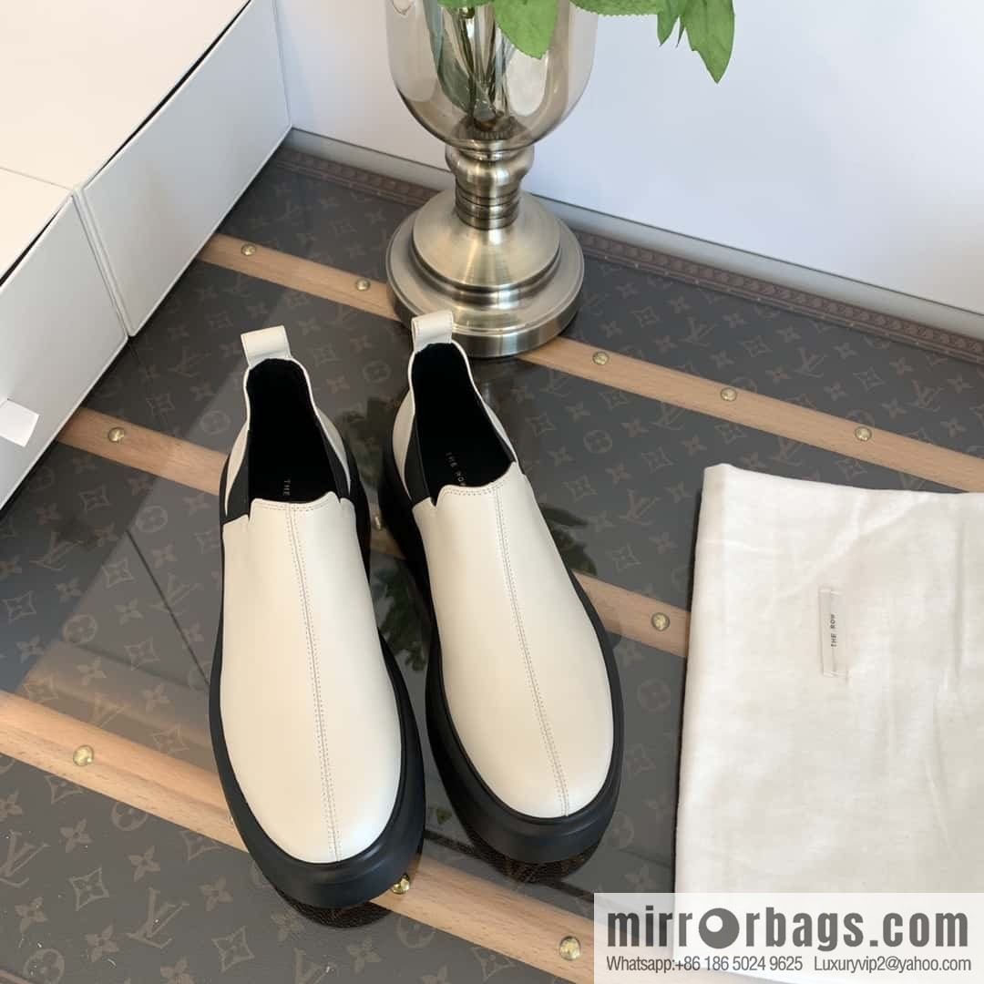 THE ROW platform boots