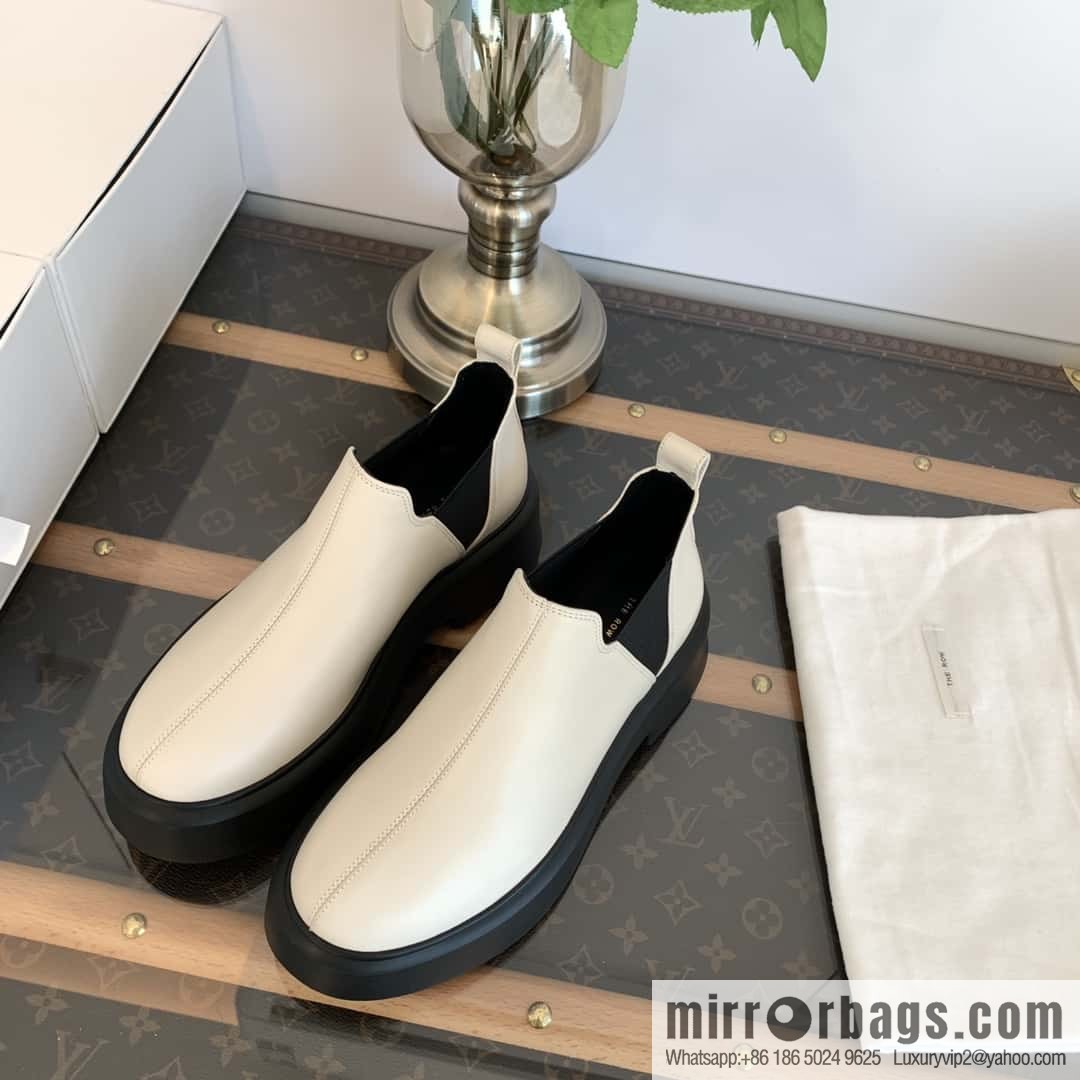 THE ROW platform boots