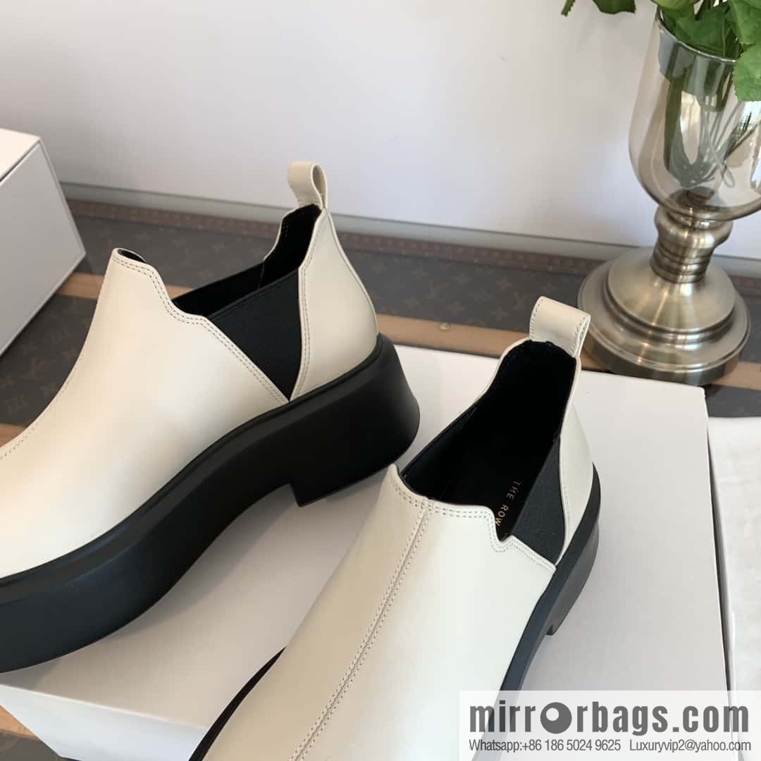 THE ROW platform boots