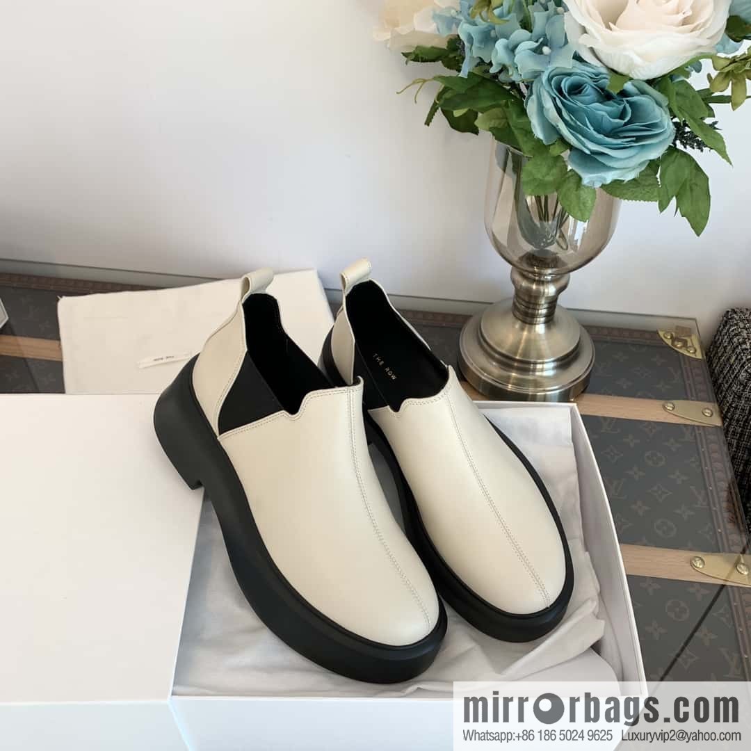 THE ROW platform boots