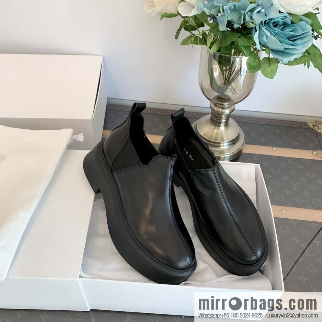THE ROW platform boots