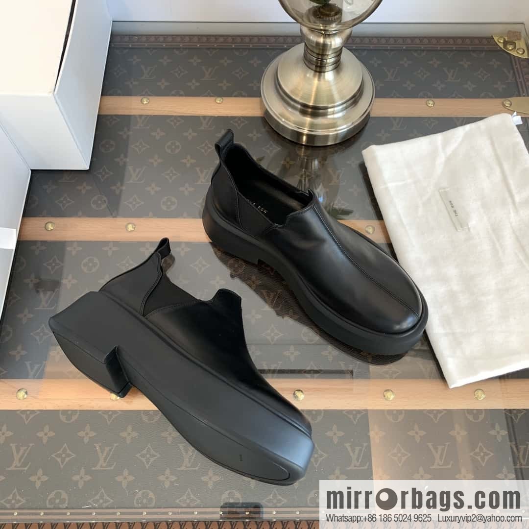 THE ROW platform boots