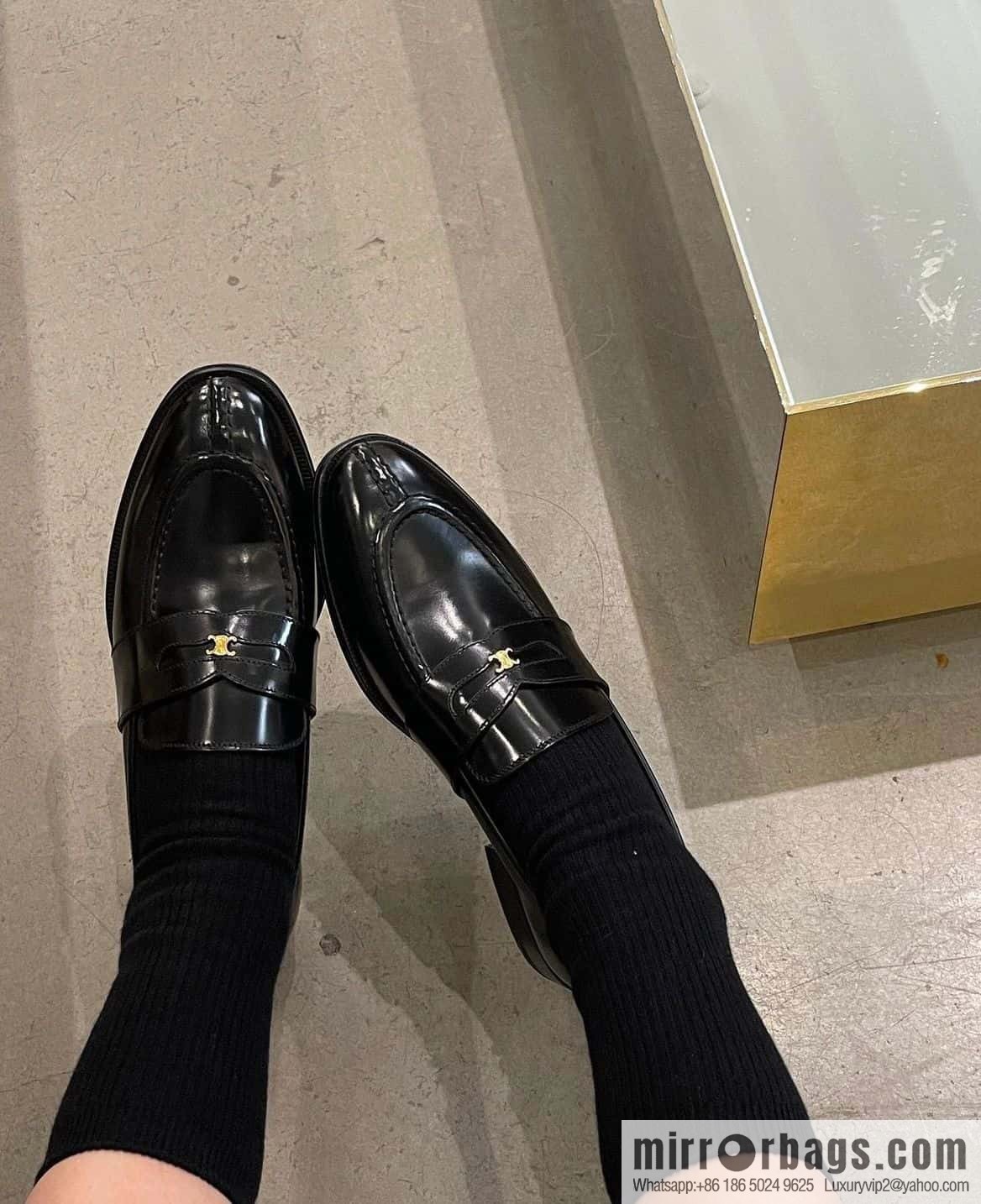 CELINE Small Arc de Triomphe Loafers