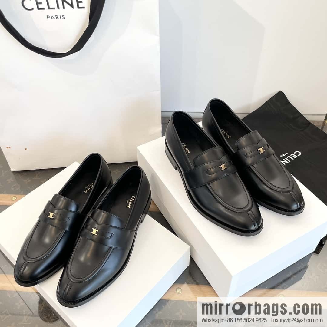 CELINE Small Arc de Triomphe Loafers