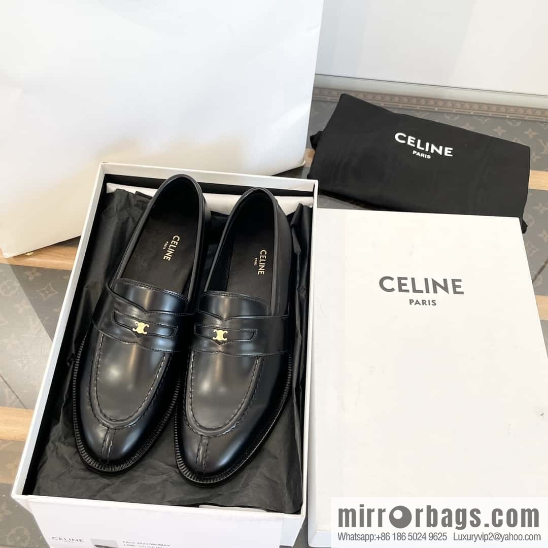 CELINE Small Arc de Triomphe Loafers
