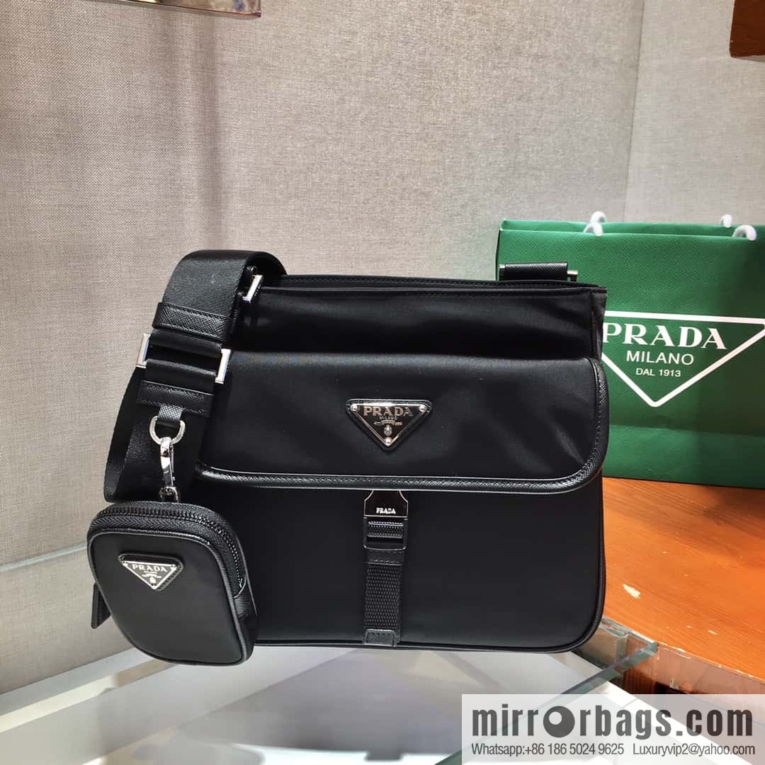 PRADA Prada's new three-in-one combination male oblique span bag 2VH110