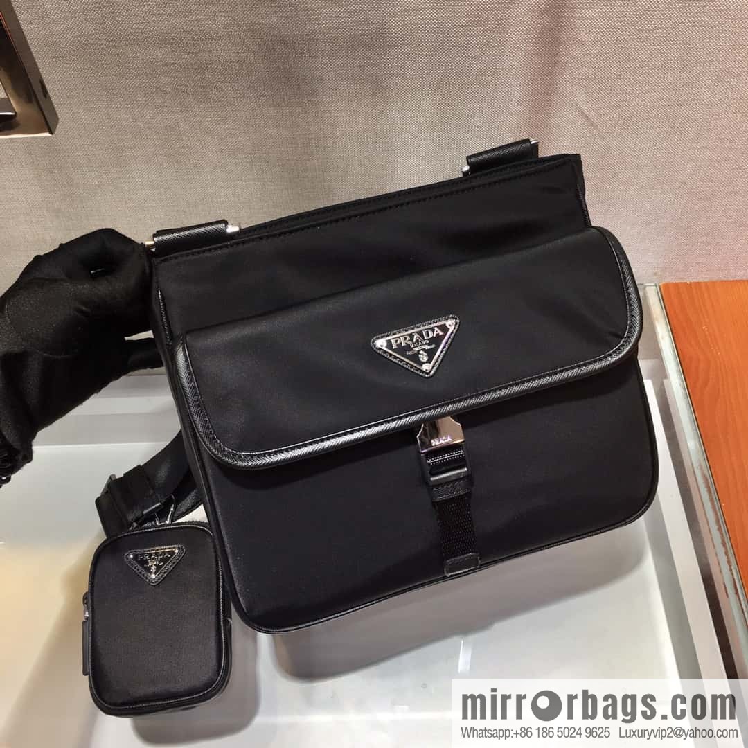 PRADA Prada's new three-in-one combination male oblique span bag 2VH110