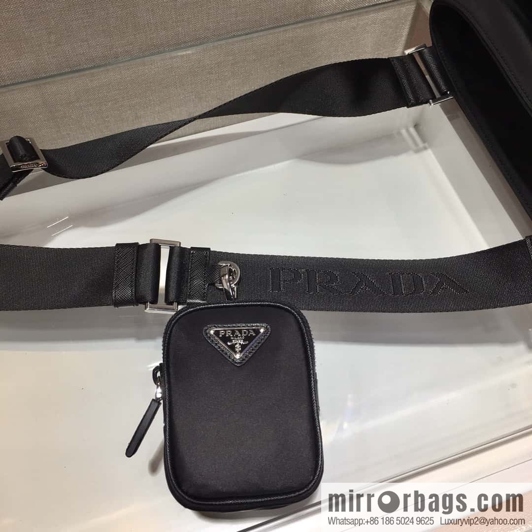 PRADA Prada's new three-in-one combination male oblique span bag 2VH110