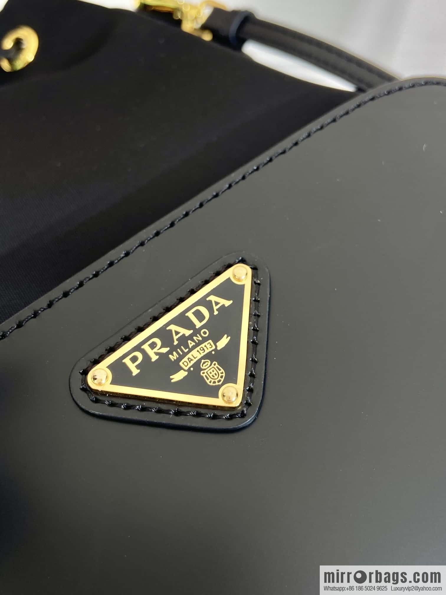 PRADA Prada new bucket 1BH038 glossy/nylon fabric