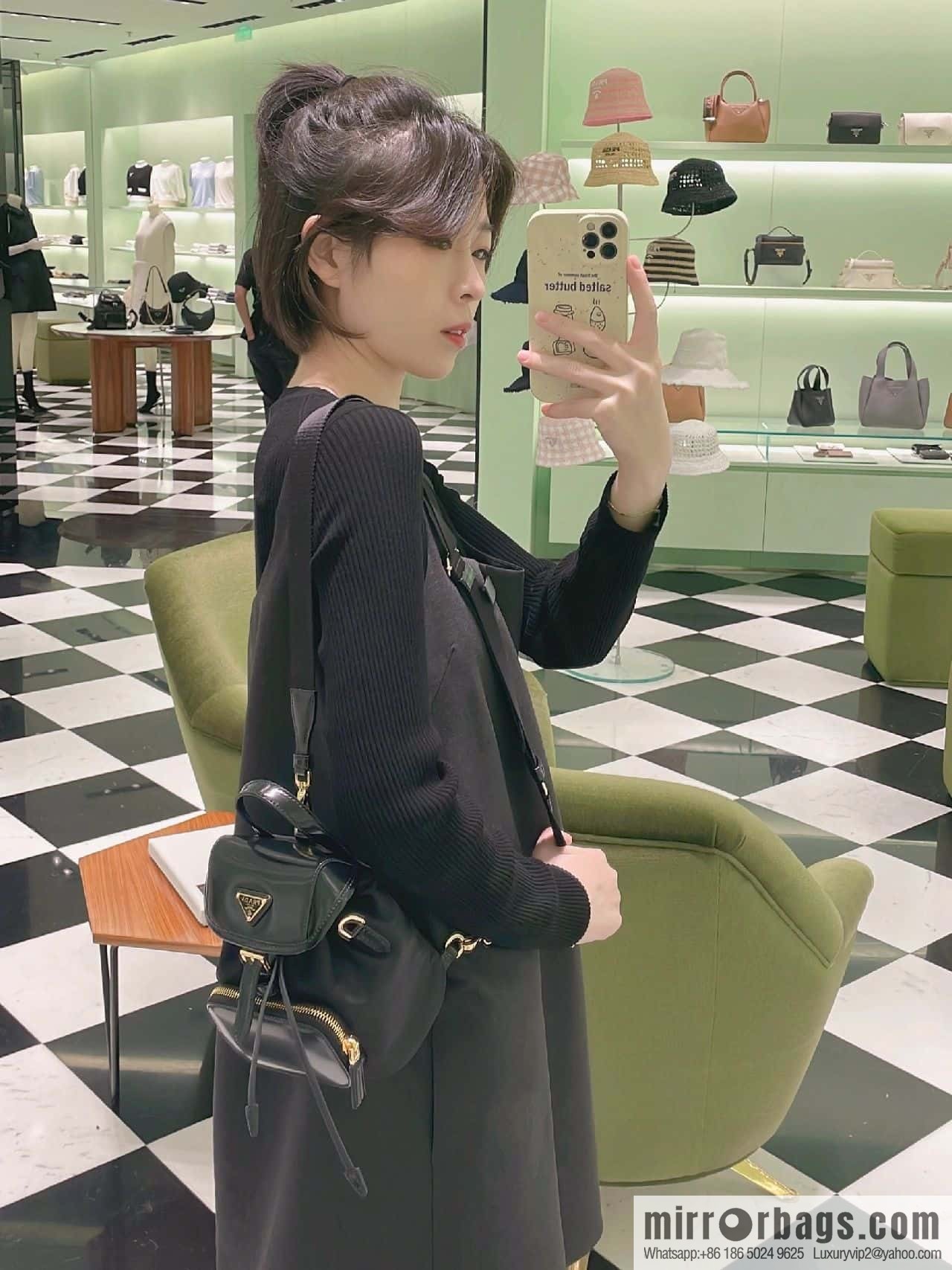 Prada new shoulder mini 1BZ075 mini