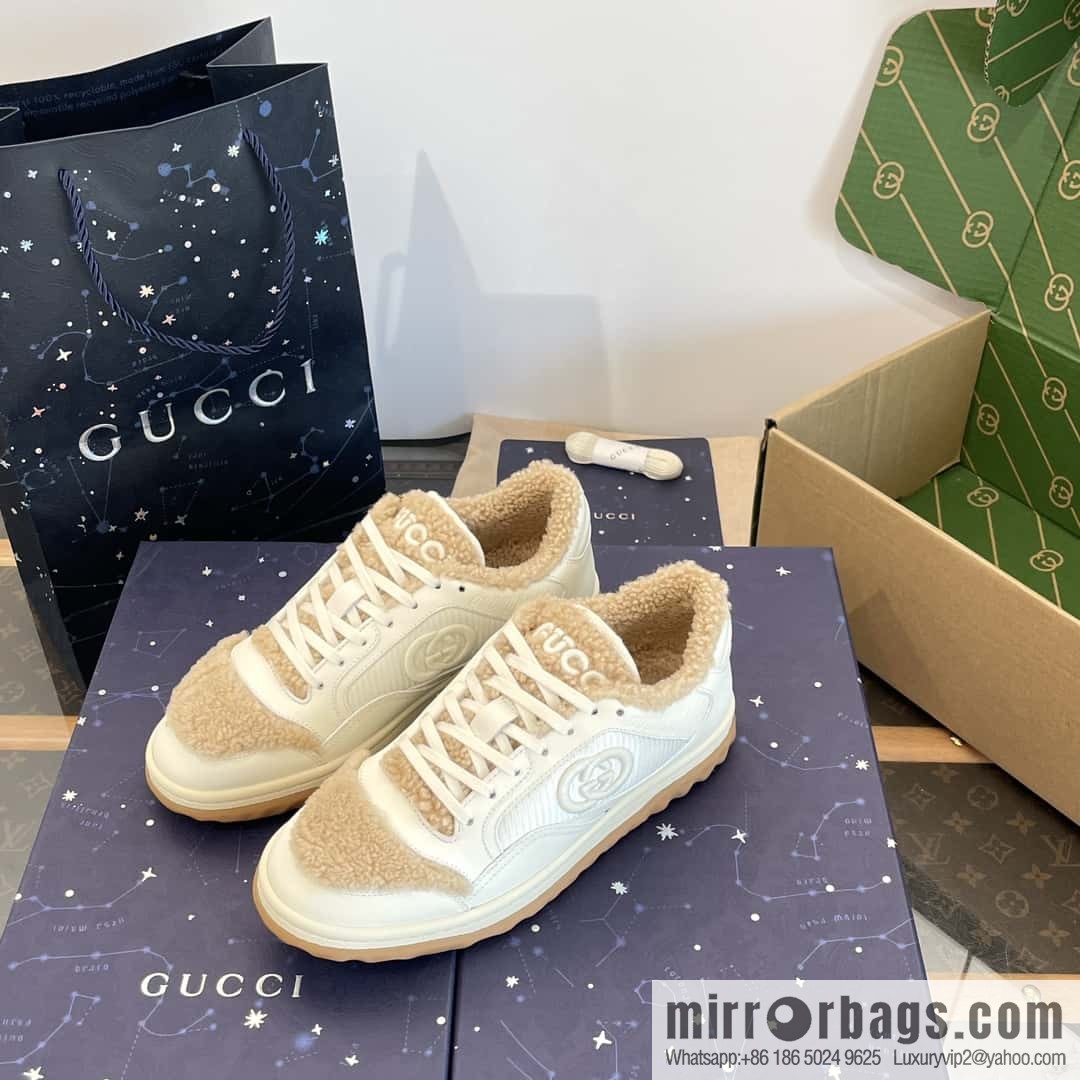 GUCCI Gucci mac80 series autumn and winter Mao Mao sports shoes