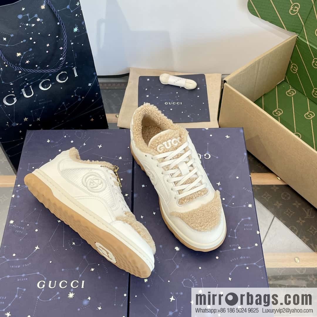 GUCCI Gucci mac80 series autumn and winter Mao Mao sports shoes