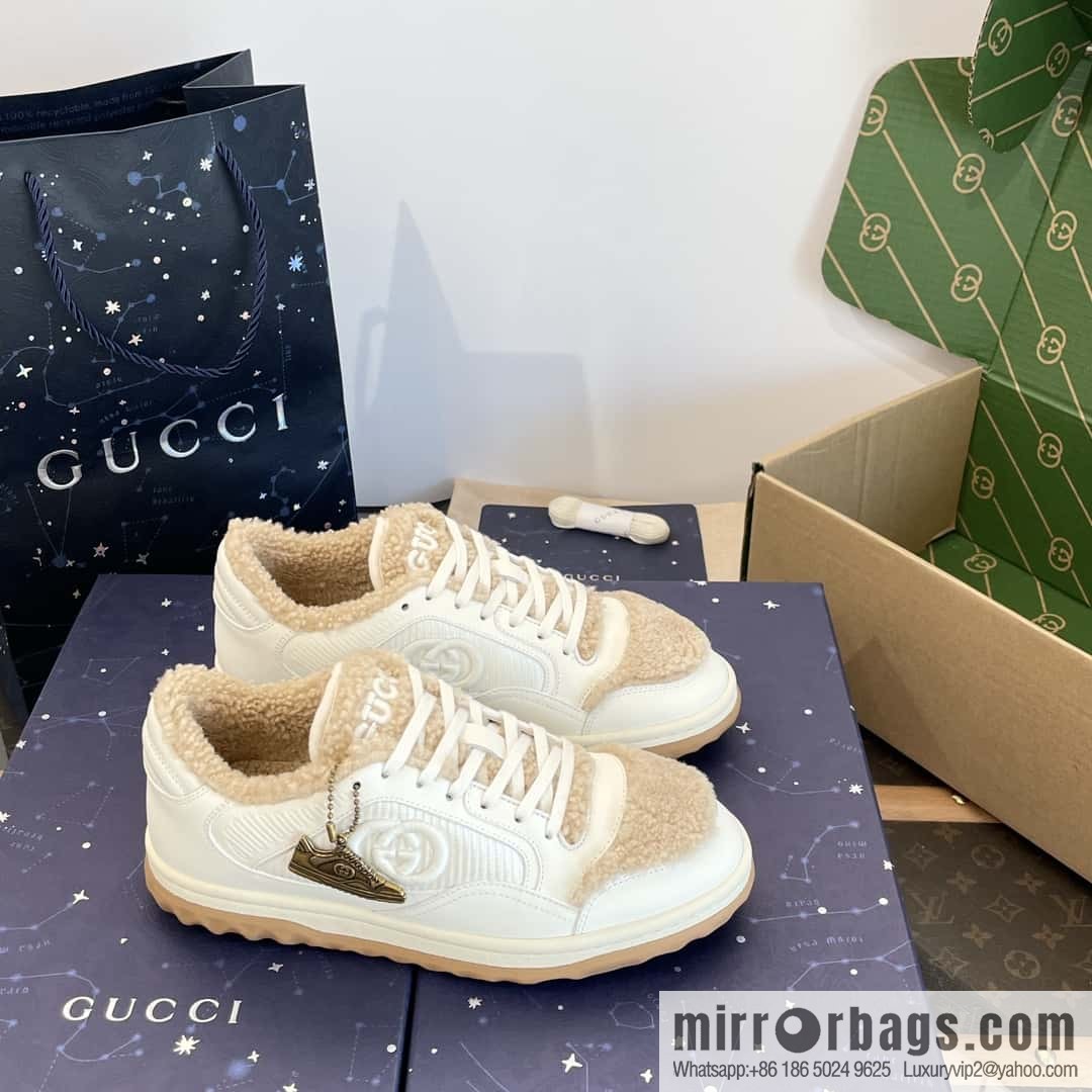 GUCCI Gucci mac80 series autumn and winter Mao Mao sports shoes