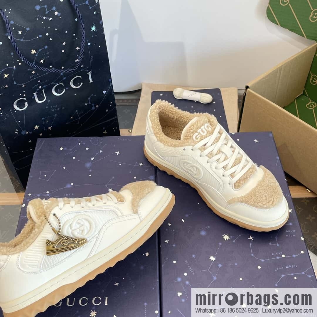 GUCCI Gucci mac80 series autumn and winter Mao Mao sports shoes
