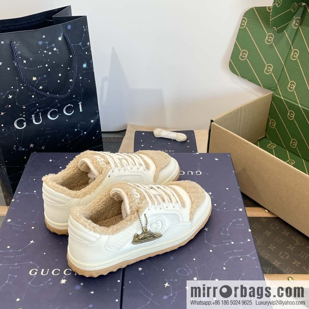 GUCCI Gucci mac80 series autumn and winter Mao Mao sports shoes