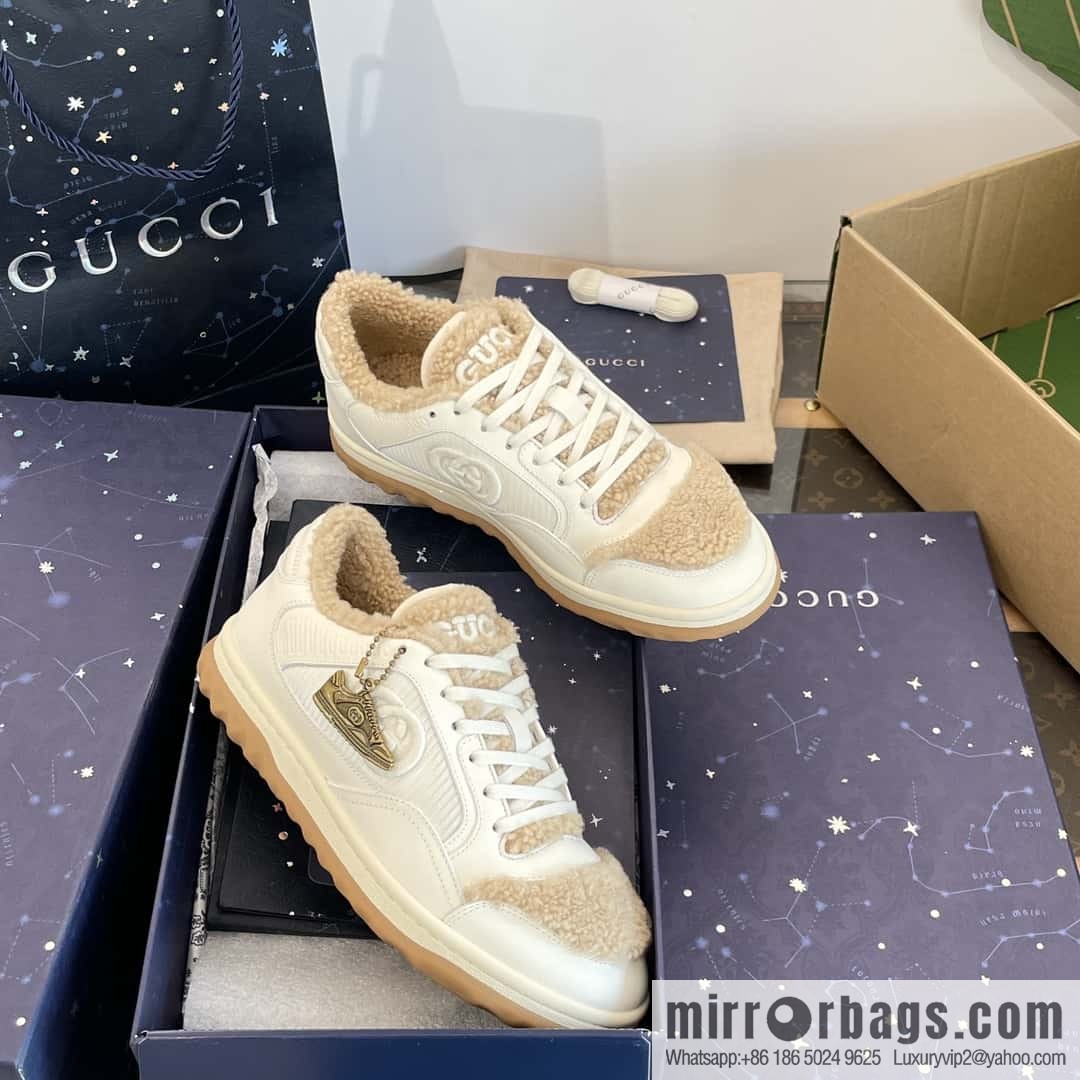 GUCCI Gucci mac80 series autumn and winter Mao Mao sports shoes