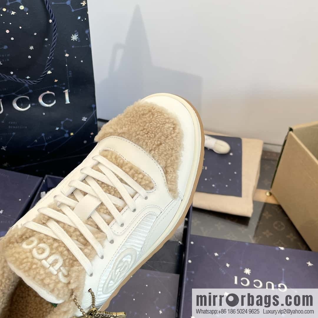 GUCCI Gucci mac80 series autumn and winter Mao Mao sports shoes