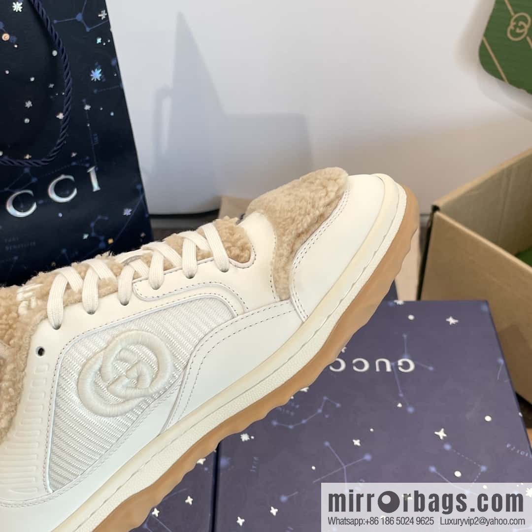 GUCCI Gucci mac80 series autumn and winter Mao Mao sports shoes