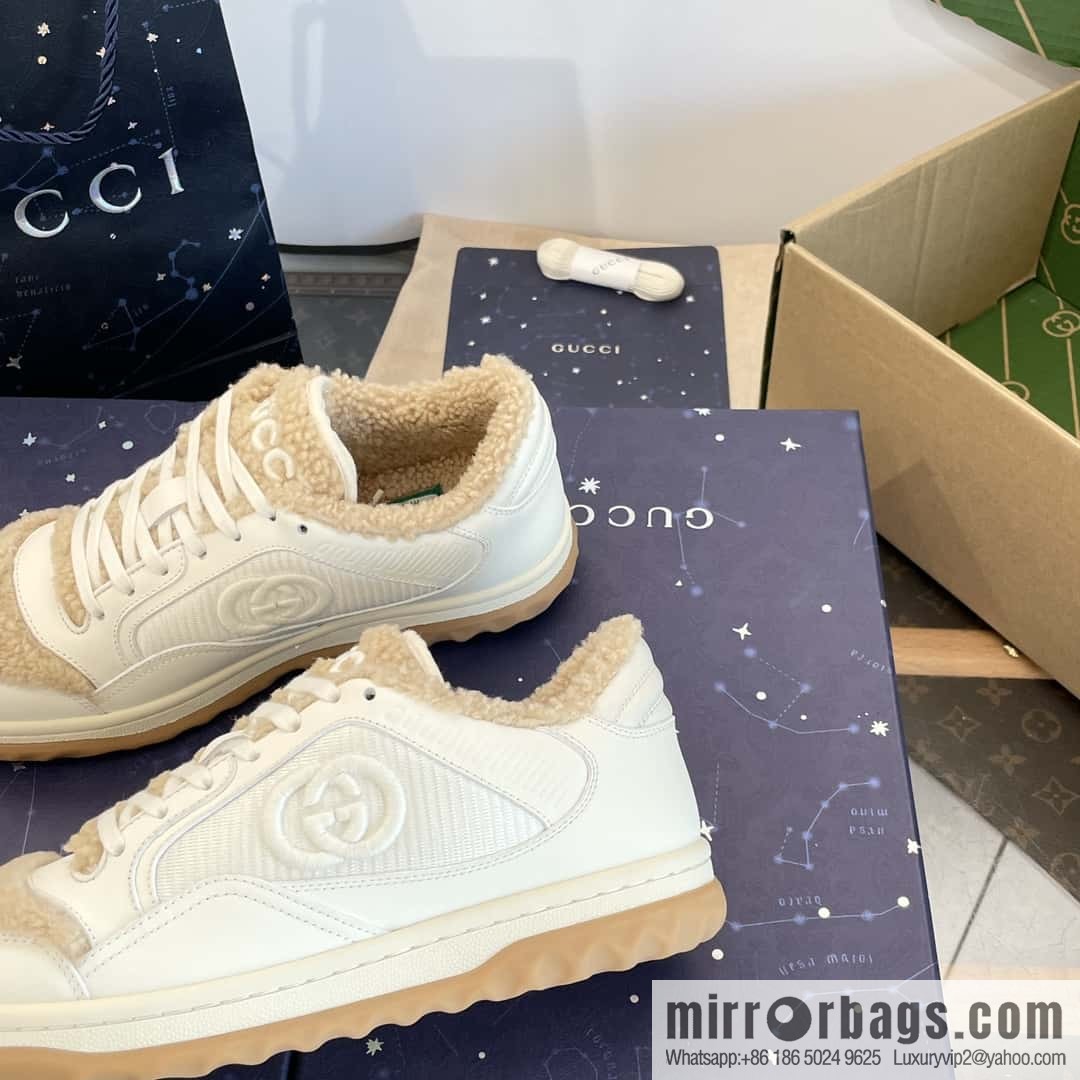 GUCCI Gucci mac80 series autumn and winter Mao Mao sports shoes