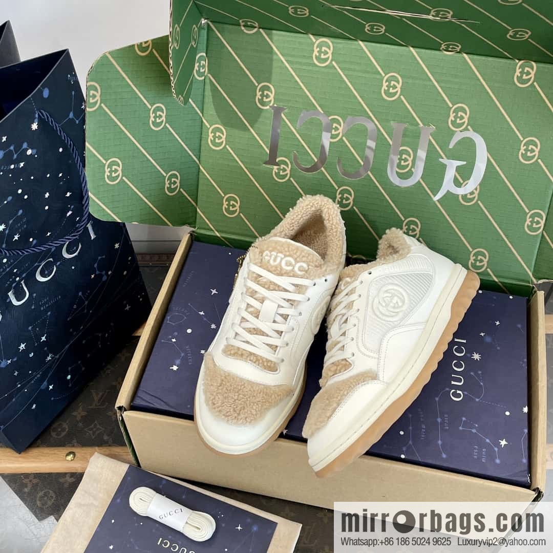GUCCI Gucci mac80 series autumn and winter Mao Mao sports shoes