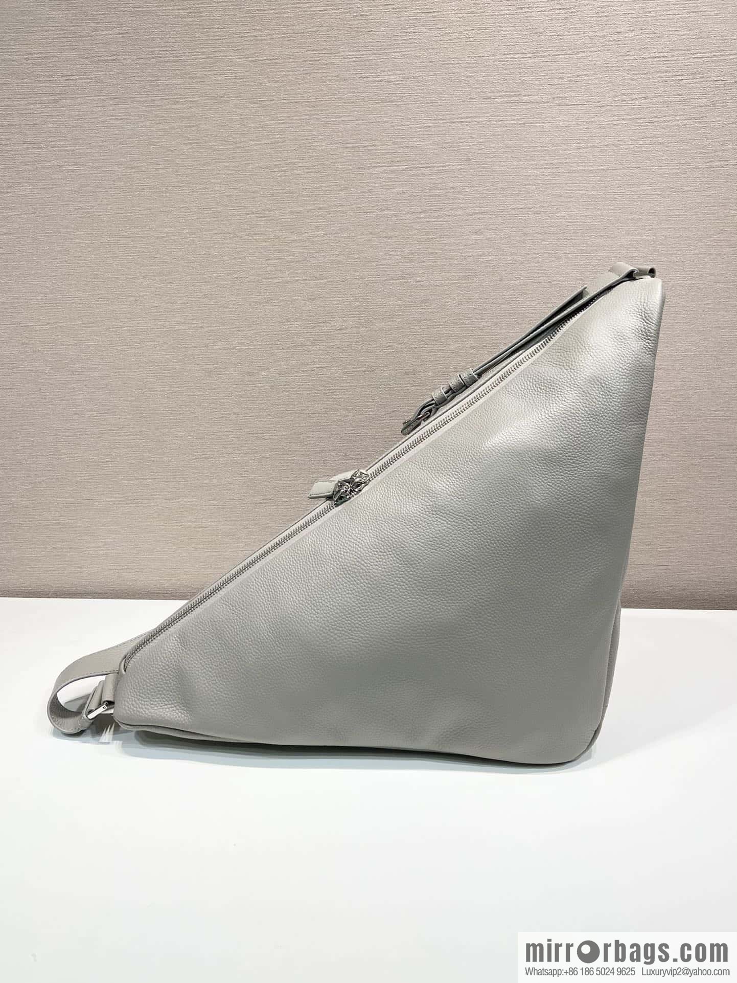 PRADA Prada Full Leather Big Triangle Bag ๐ 2VY007