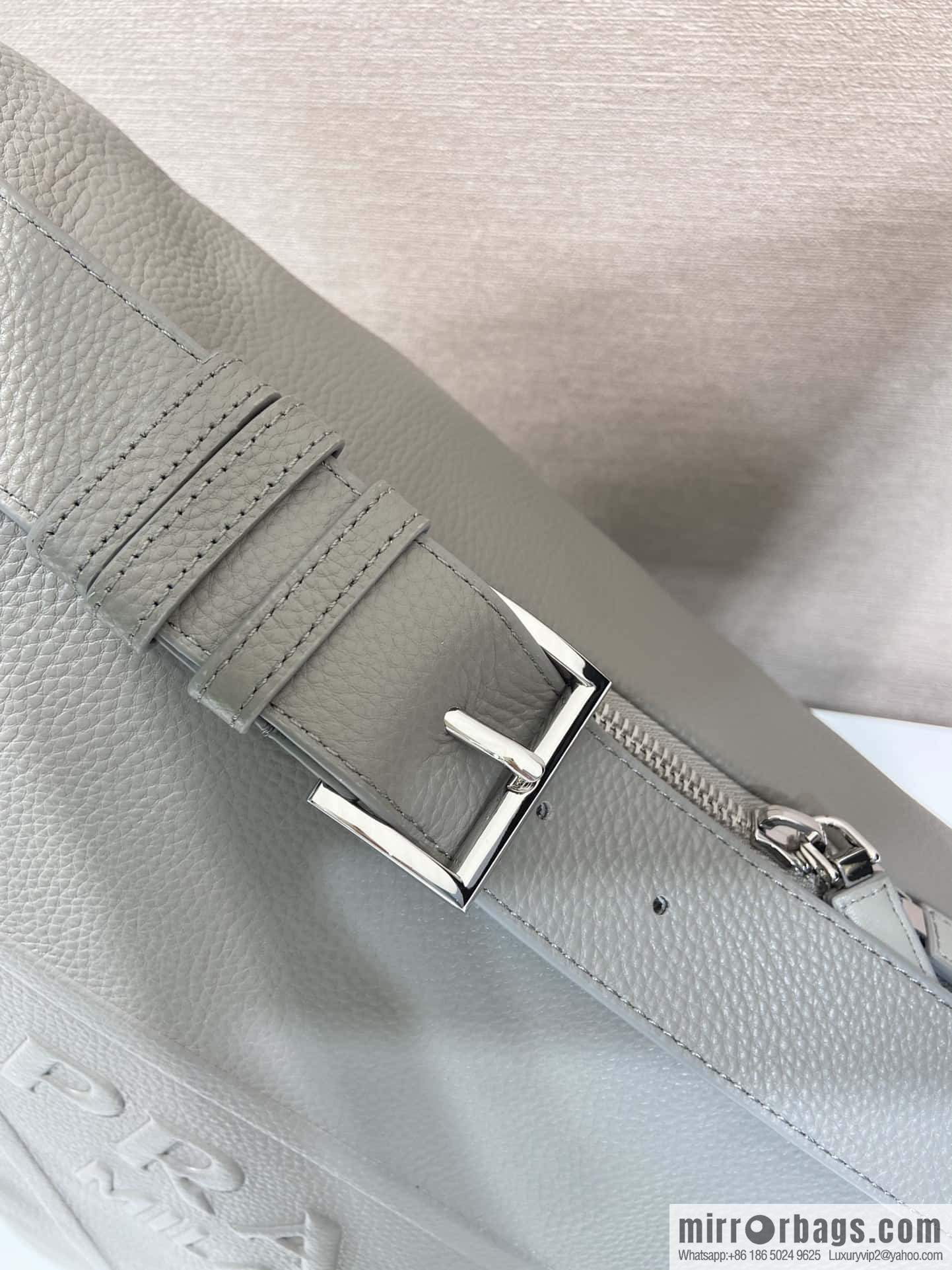PRADA Prada Full Leather Big Triangle Bag ๐ 2VY007