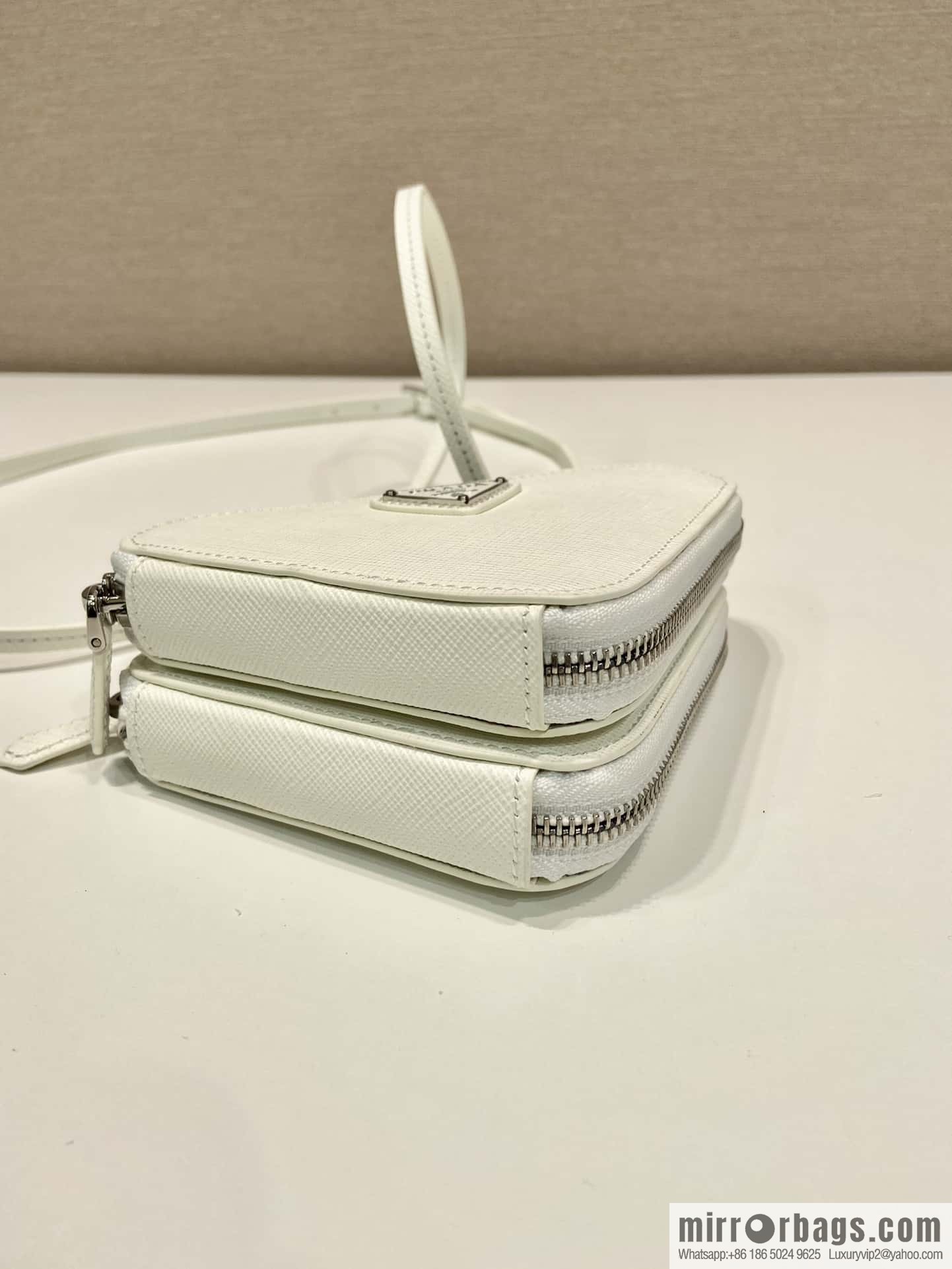 PRADA Prada Gemini Triangle Bag 🎉 1NR015 White