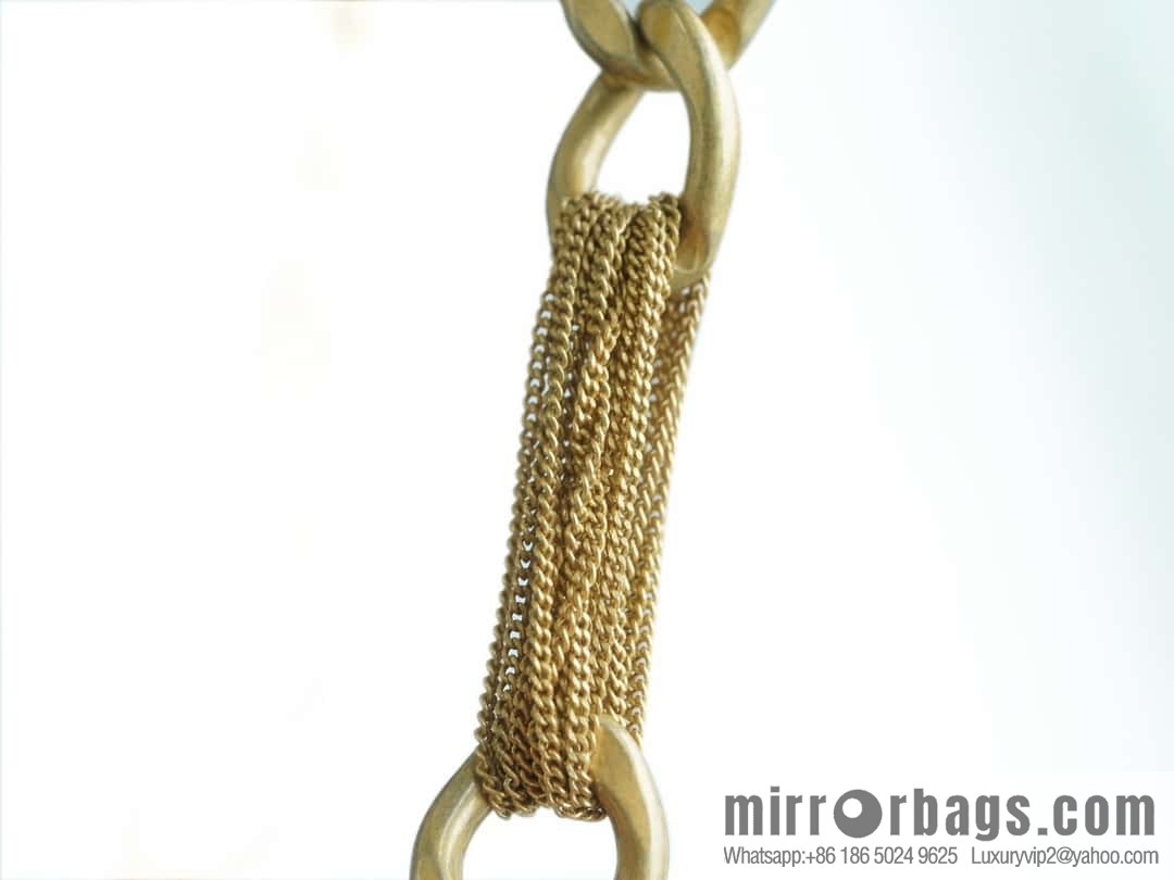 CHANEL 23A Handicraft Workshop HOBO Underarm Bag AS4220 Mustard Green