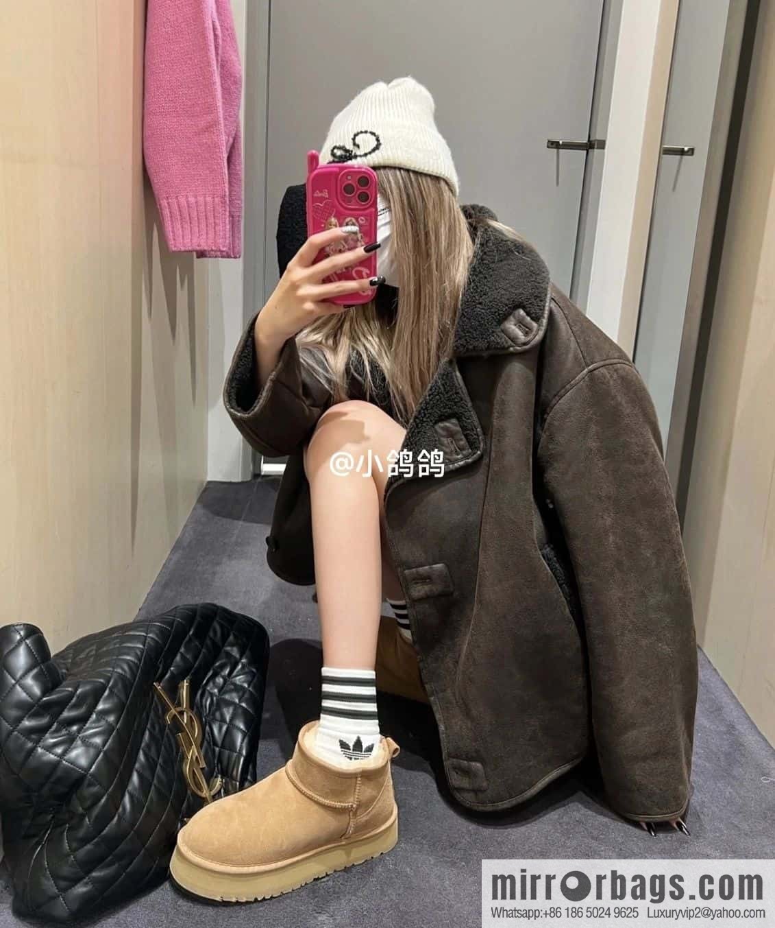 UGG autumn and winter thick-soled mini fluffy snow boots