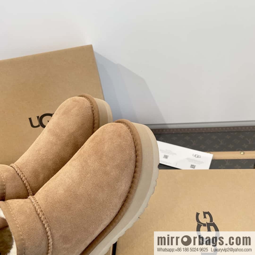 UGG autumn and winter thick-soled mini fluffy snow boots