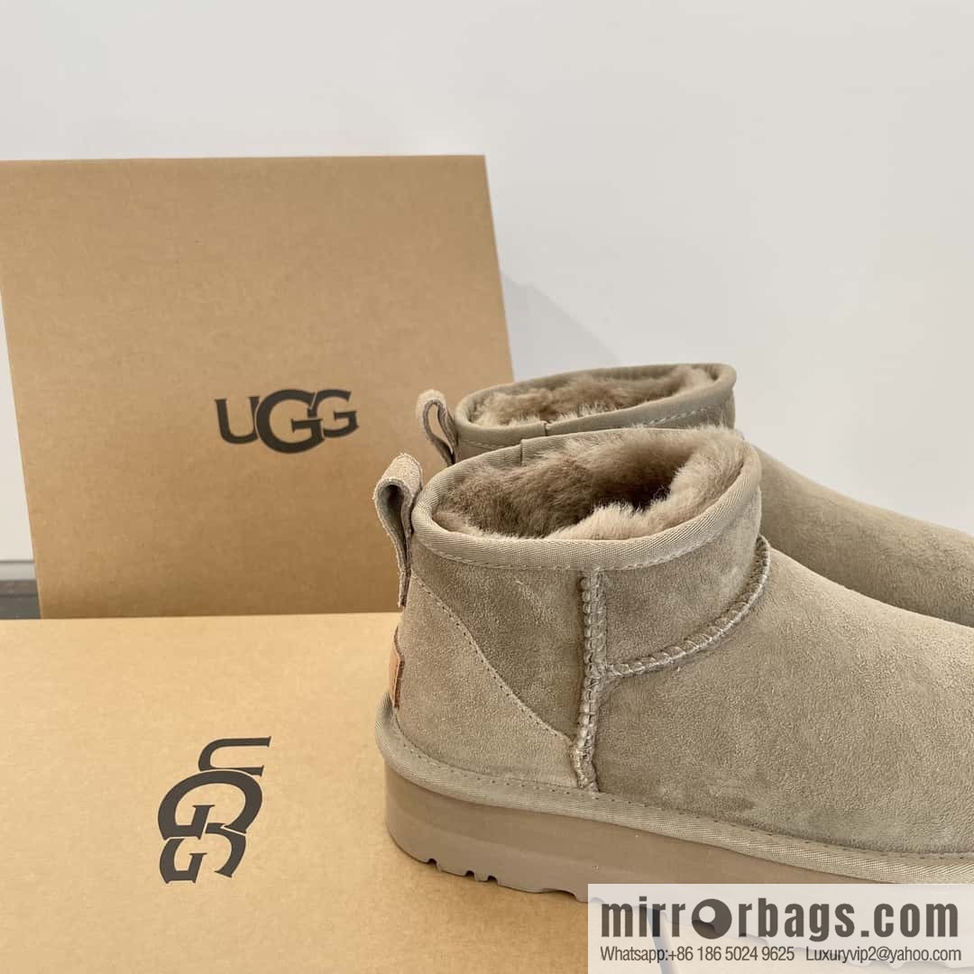 UGG autumn and winter thick-soled mini fluffy snow boots