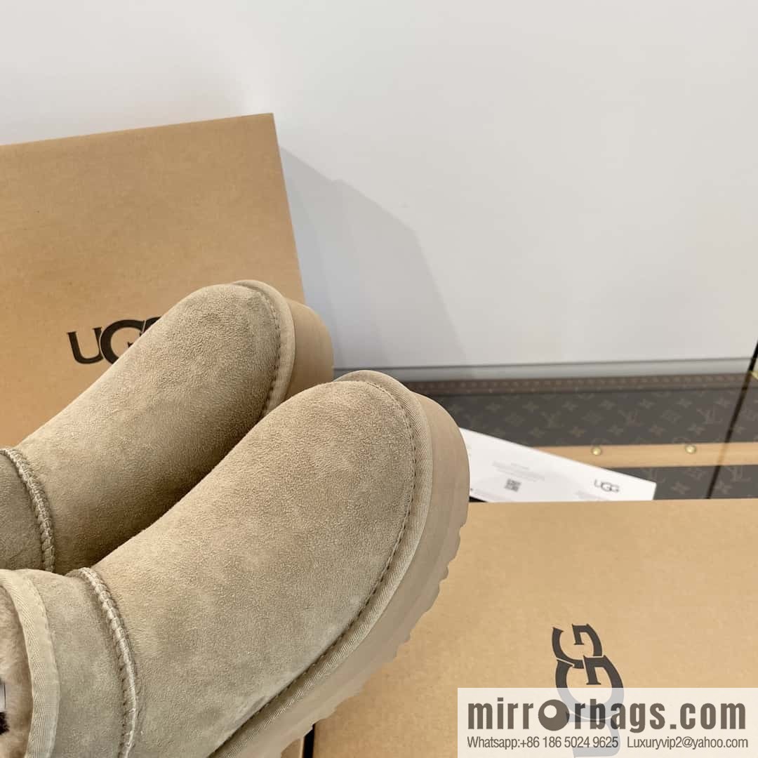 UGG autumn and winter thick-soled mini fluffy snow boots