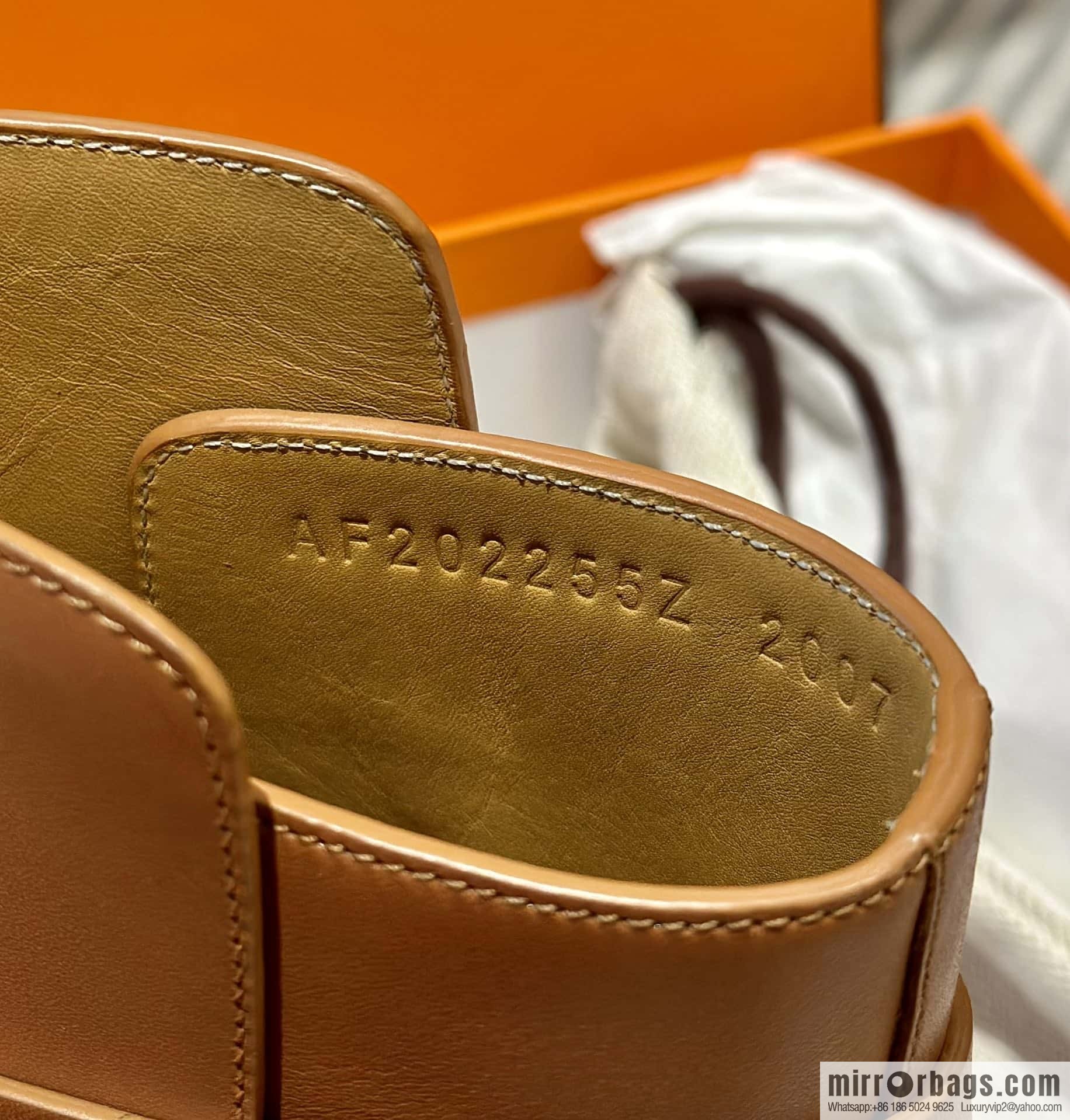 Hermès new version kelly platform boots, brown