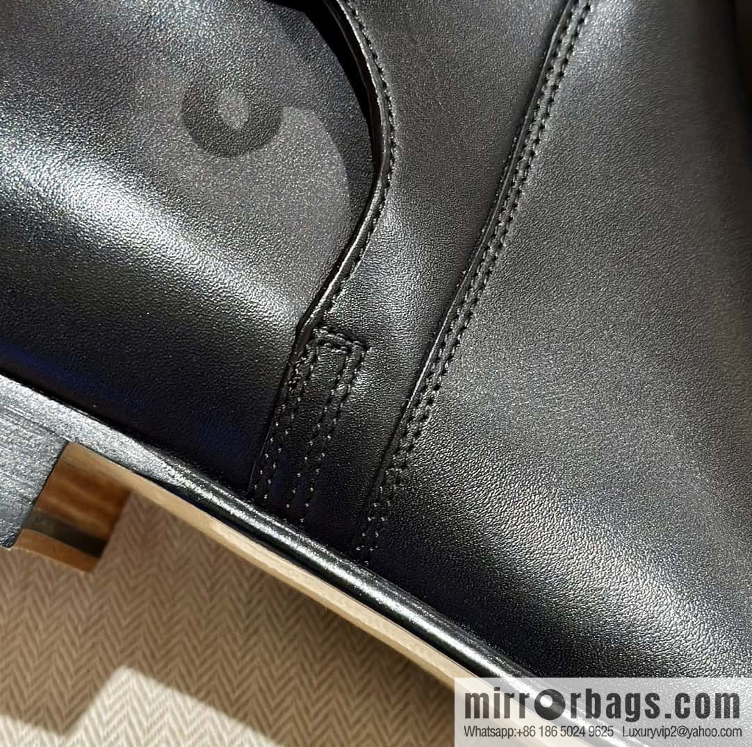 Hermès Kelly Buckle Boots, Black