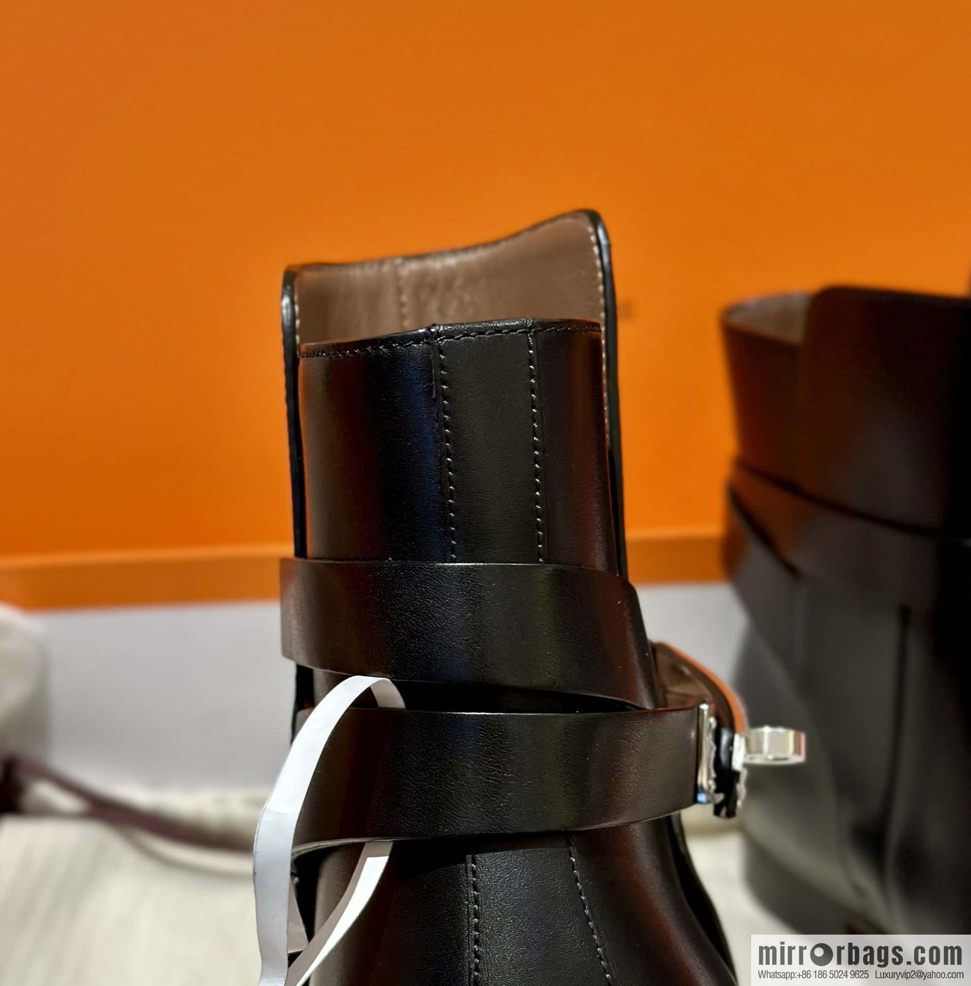 Hermès Kelly Buckle Boots, Black