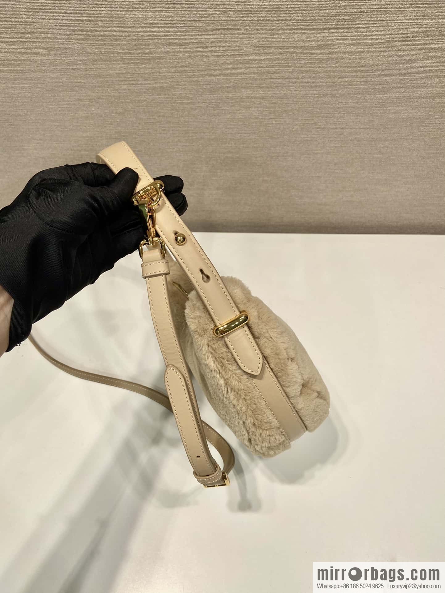 PRADA Moon handbag 🎉 1BC194 shoulder strap/wool