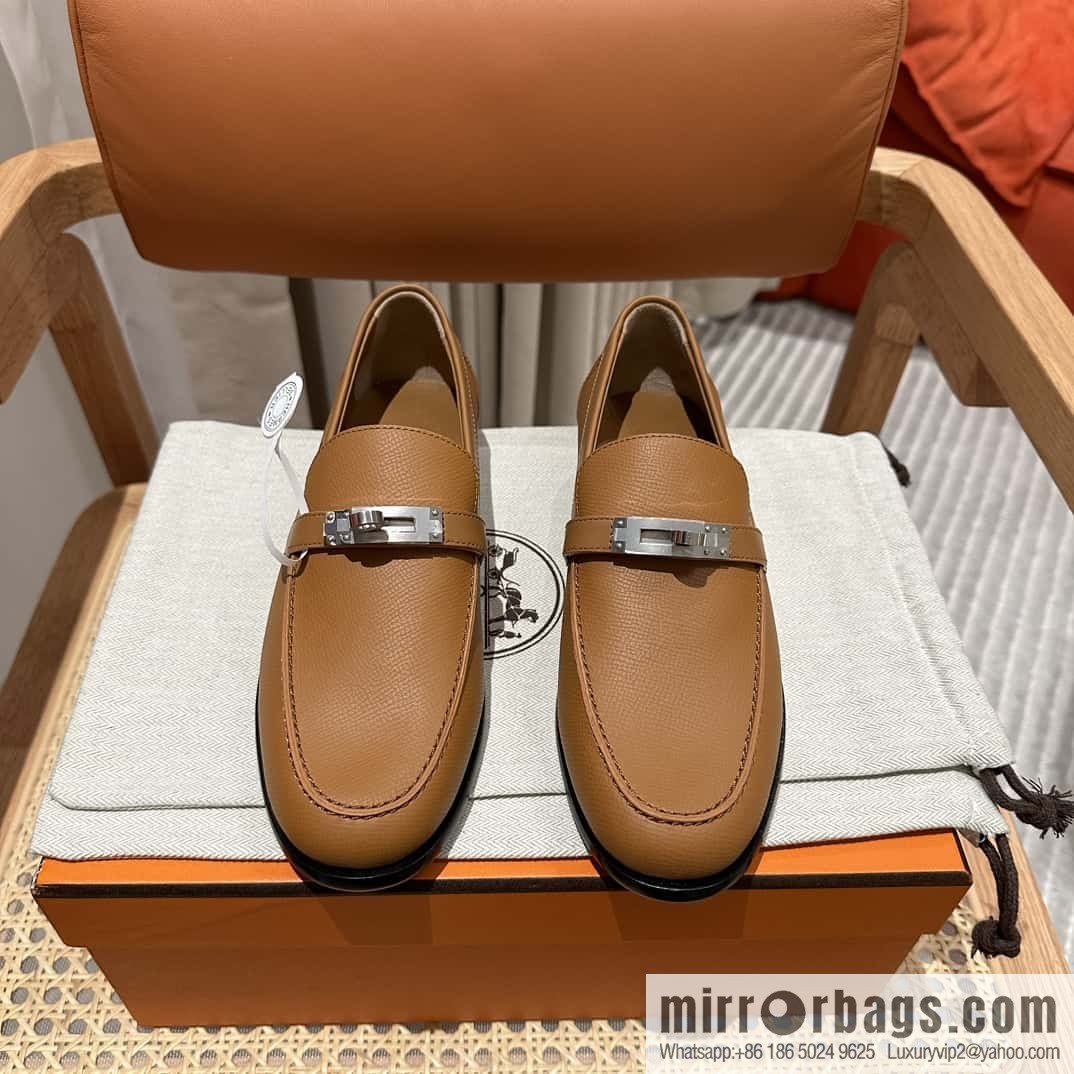 Hermès kelly buckle loafers