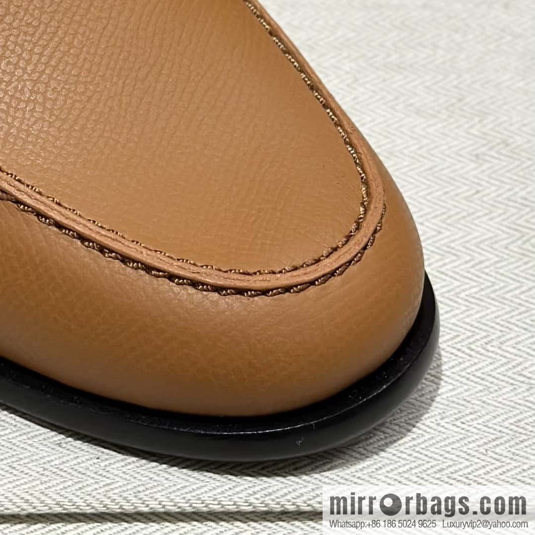 Hermès kelly buckle loafers