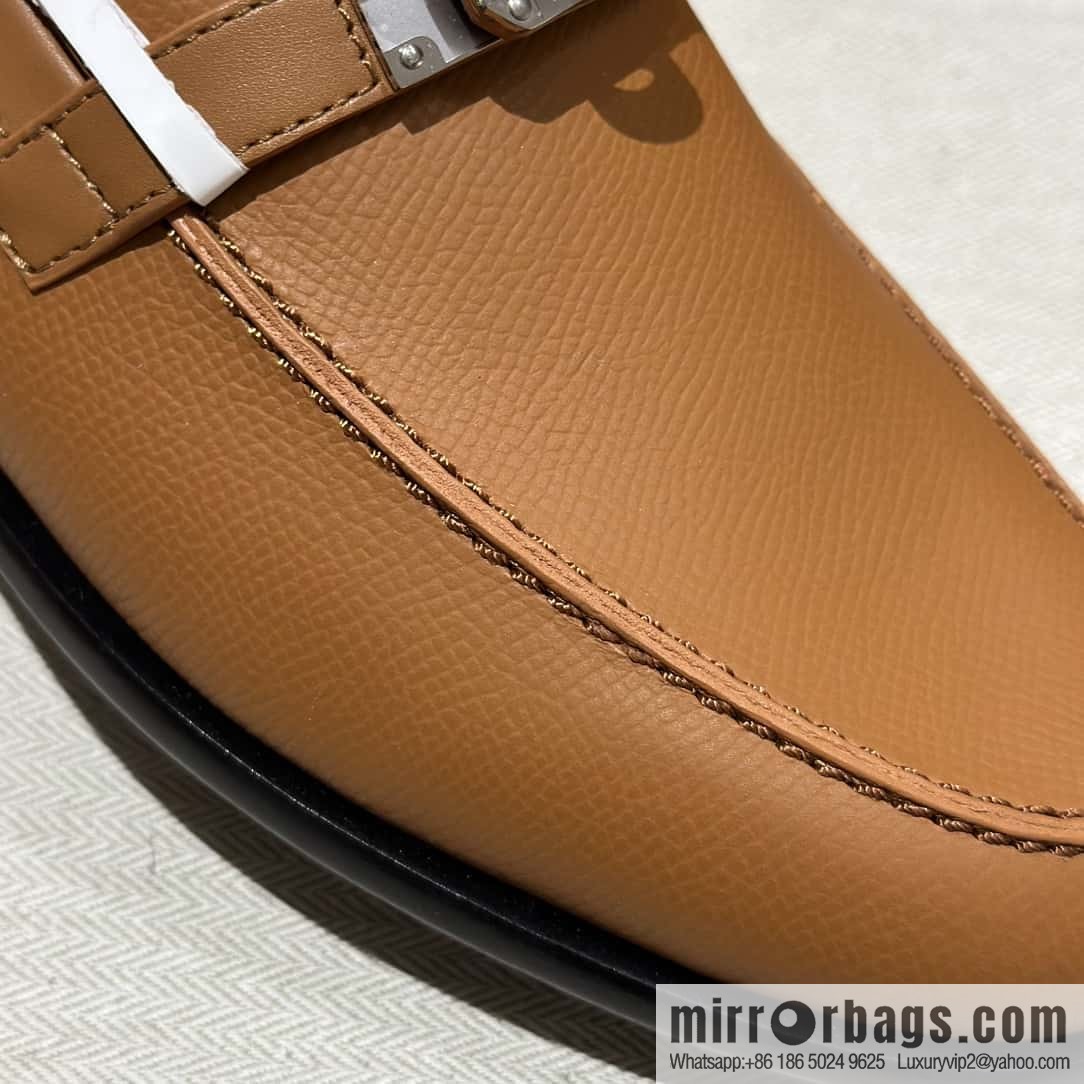 Hermès kelly buckle loafers