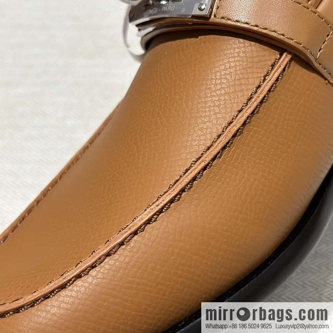 Hermès kelly buckle loafers